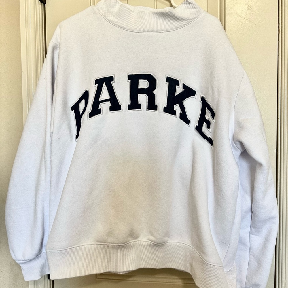 White PARKE Mockneck L/XL